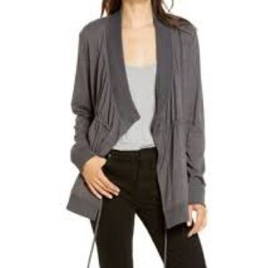 All Saints Charcoal Cardigan